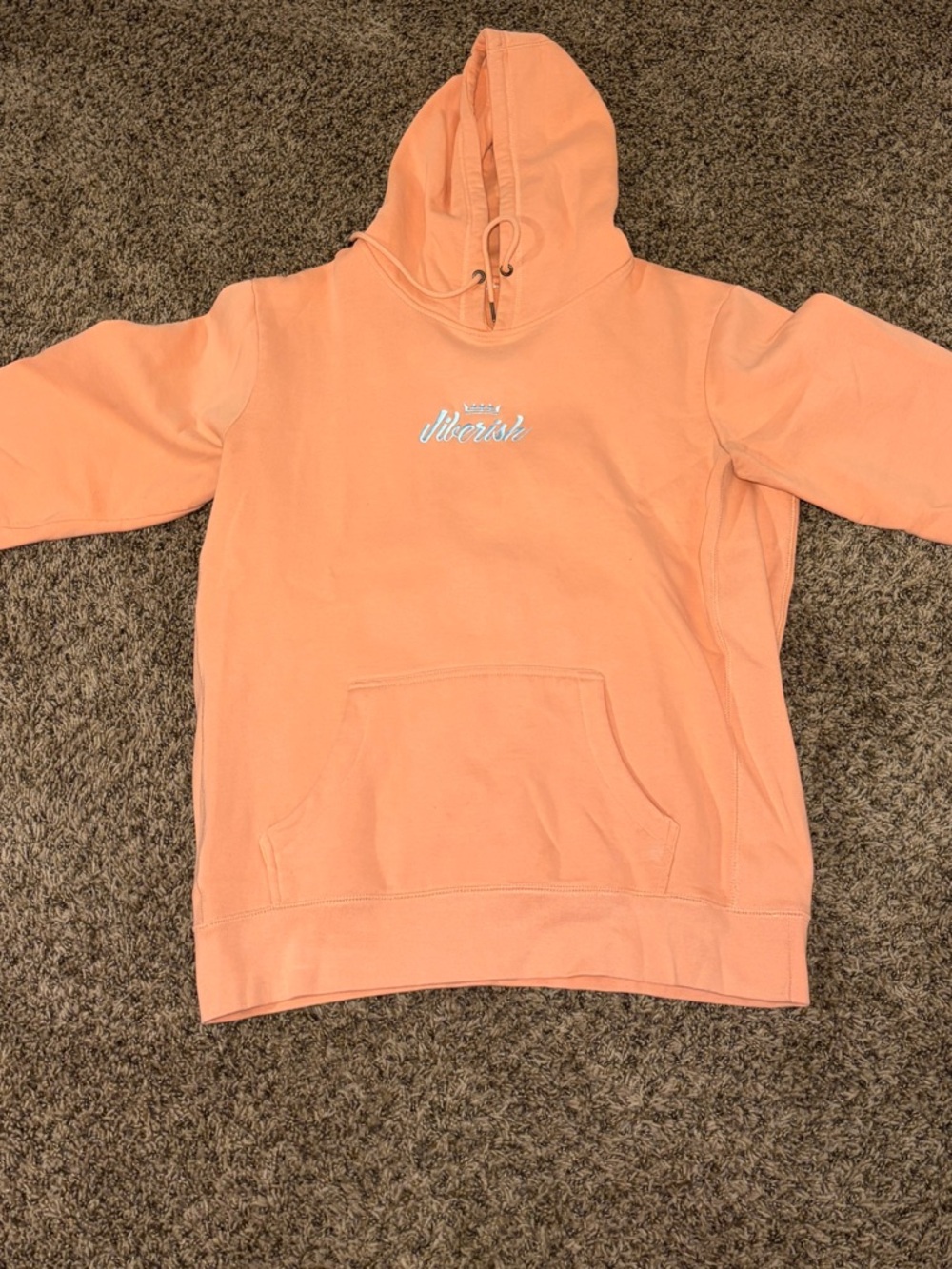 Jiberish Peach Hoodie